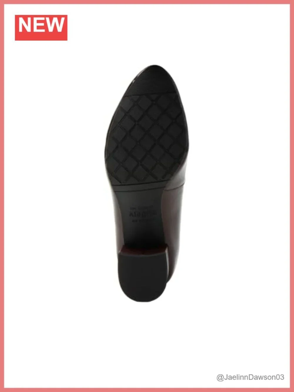 Leather Almond Toe Kitten Heel Dress Pumps with Arch Support